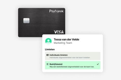 Stel bestedingslimieten in
Definieer limieten voor individuen of teams en pas ze aan wanneer je wil. De budgeteigenaar ontvangt meldingen in realtime om transacties goed te keuren