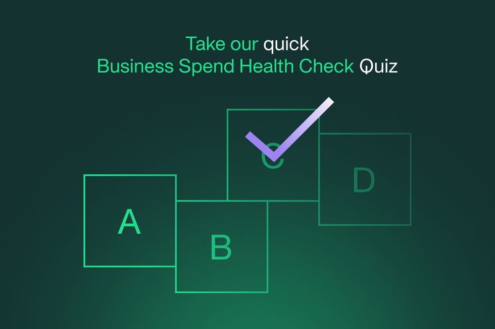 Learn the state of your spend management with our Spend Health Quiz