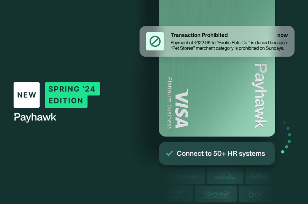 Payhawk Releases EEA Credit Cards & 15 Spend Management Features