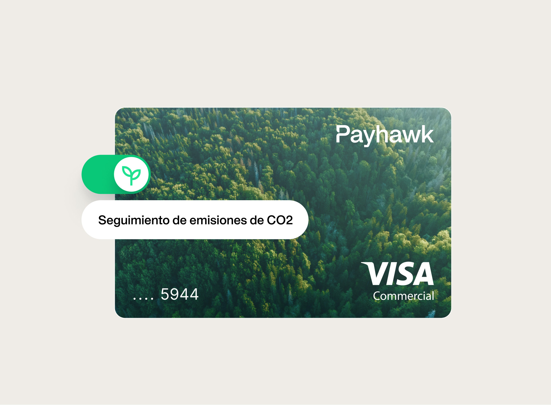 con payhawk puedes hacer el seguimiento de emisiones de CO2