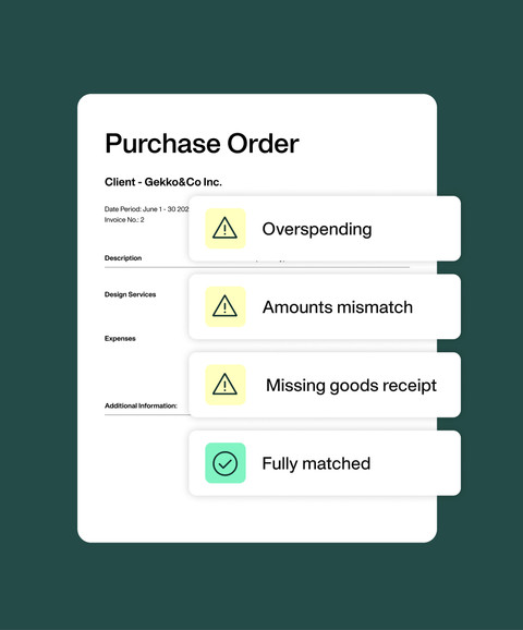 Payhawk's purchase orders feature screenshot