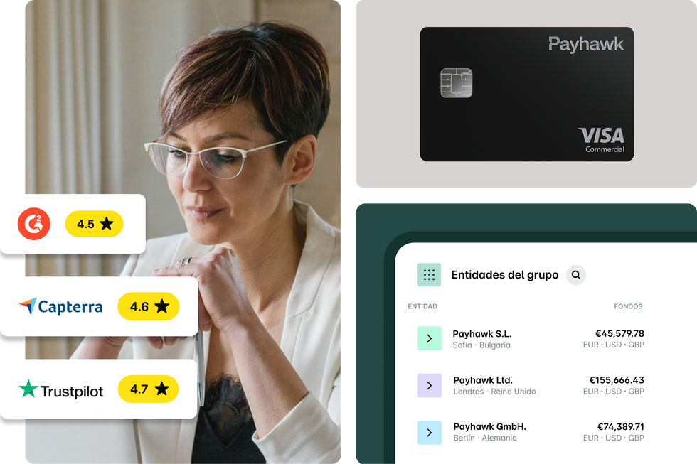 Test del controlador financiero Payhawk het beste alternatief voor Expensify in Spain