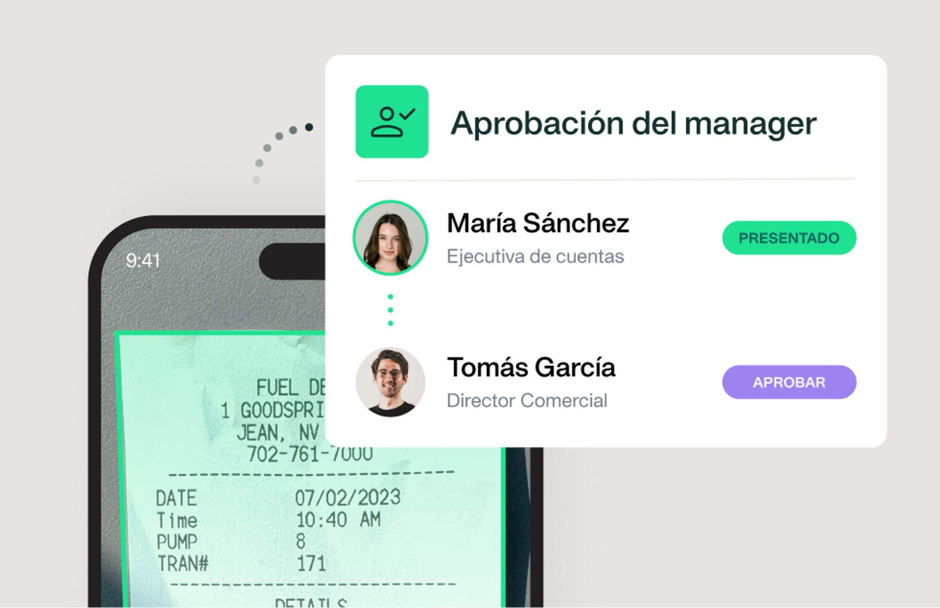 Ilustración de cómo funcionan los flujos de aprobación personalizados