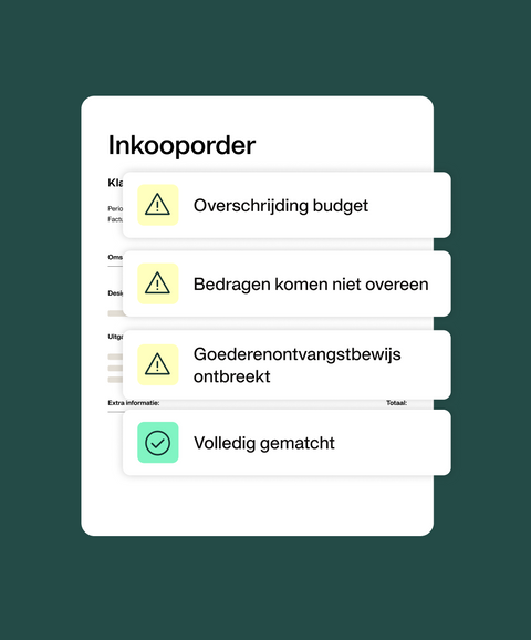 Payhawk's inkooporders functie screenshot