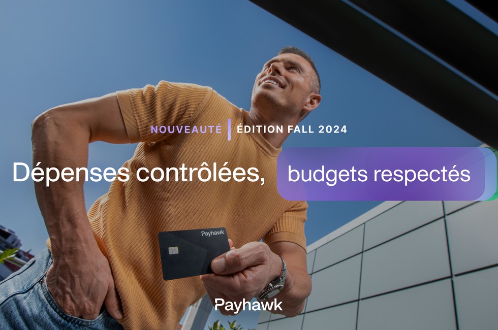 image d'illustration de l'édition Fall 2024 de Payhawk intitulée "Dépenses contrôlées, budgets respectés"