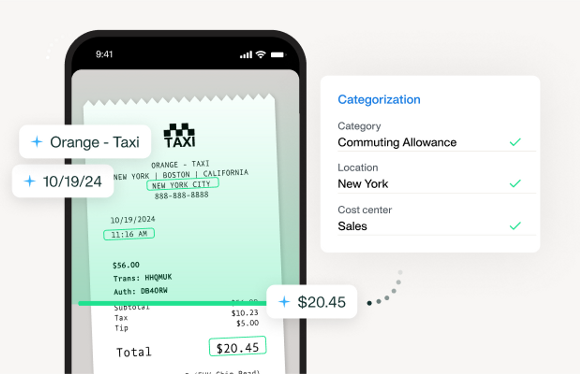 Automated expense reporting