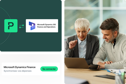 photo d'une équipe Finance discutant de l'intégration native de Payhawk et de Microsoft Dynamics 365 Finance