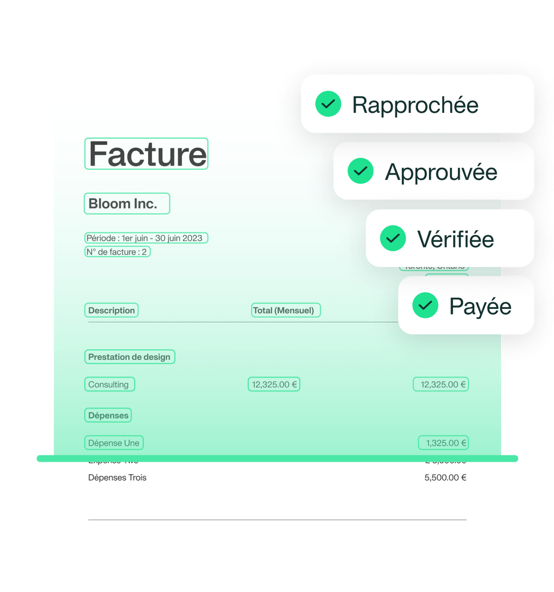 factures fournisseurs et bons de commande