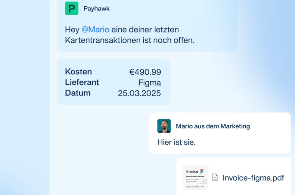 Bild mit KI-Agenten in Aktion in einem Chatverlauf