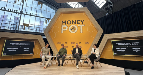 Konstantin, Andrew and Ilya at the panel discussion at Money 20/20 