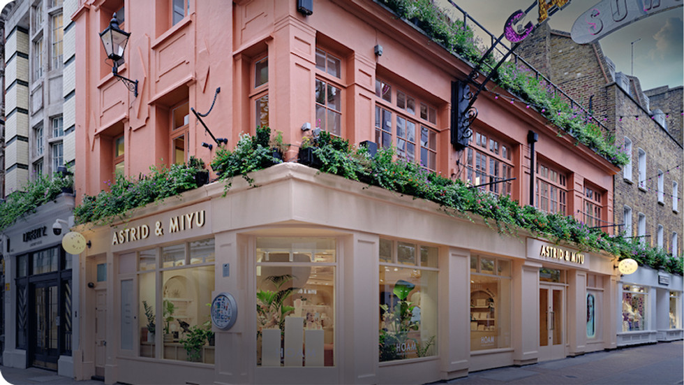 Das &Auml;u&szlig;ere eines Astrid & Miyu-Gesch&auml;fts