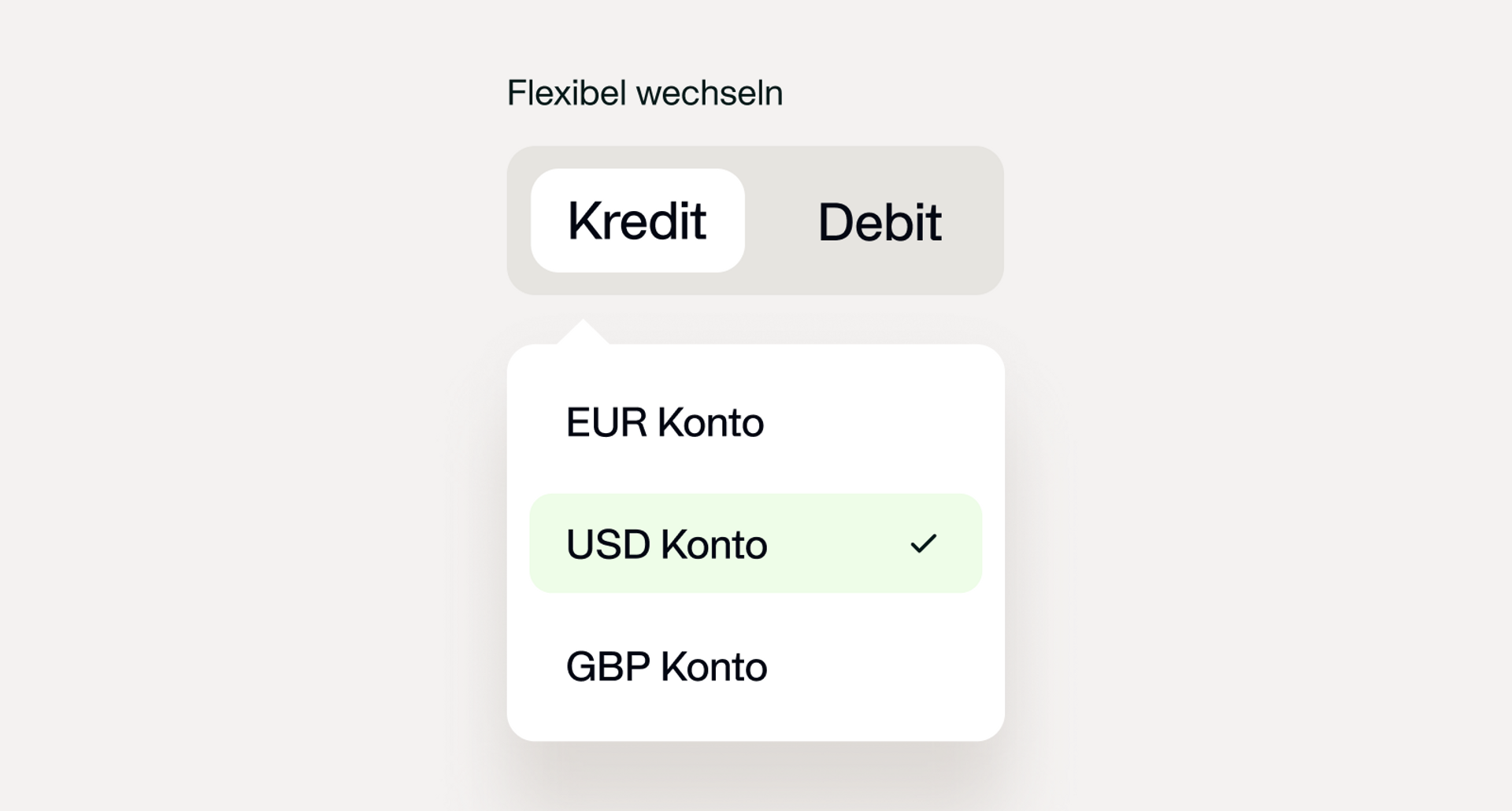 Ein Bild mit einem Dropdown-Menü, das die Optionen für die Finanzierungsquelle anzeigt