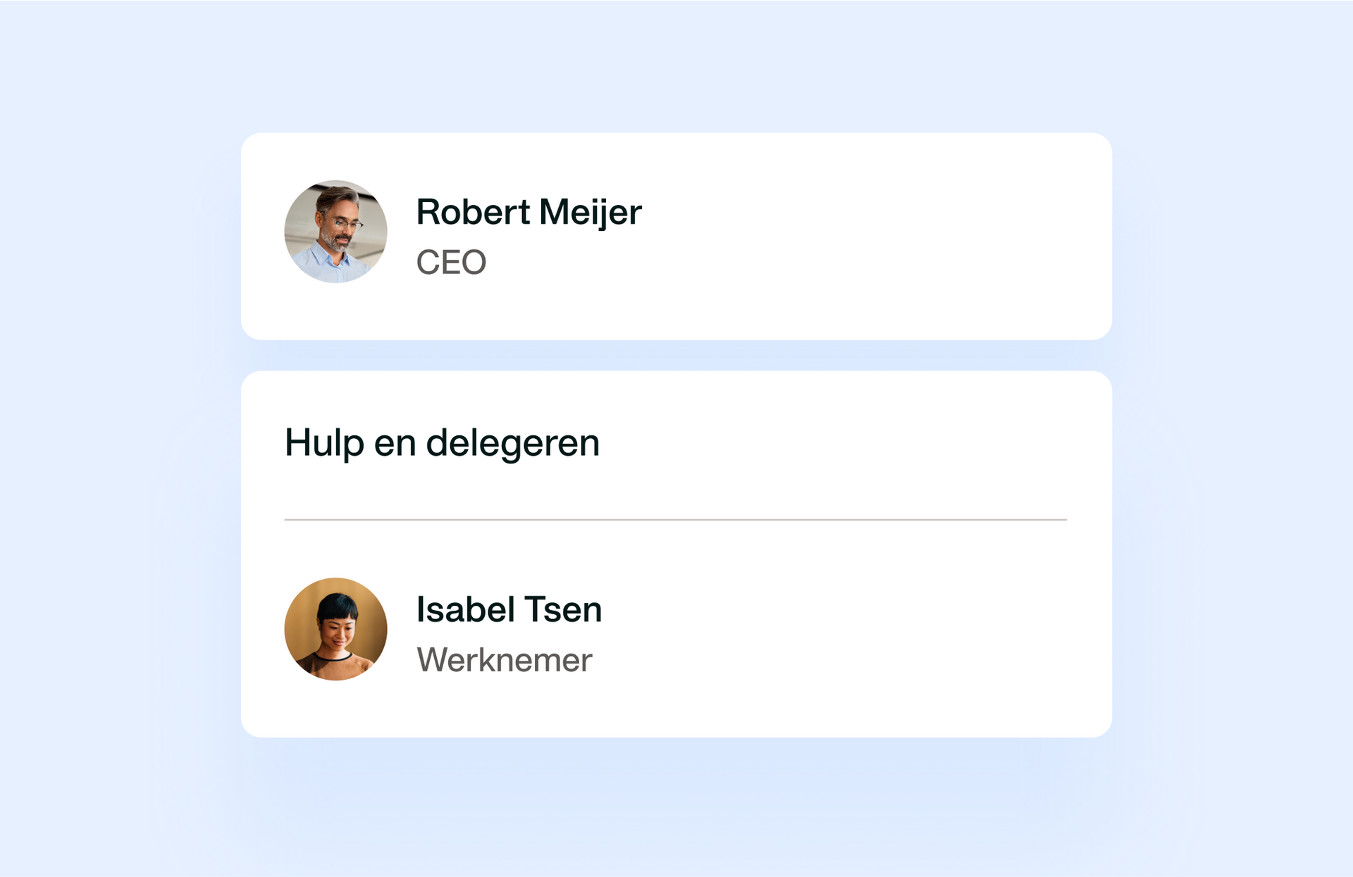 Afbeelding van de rol van assistent
