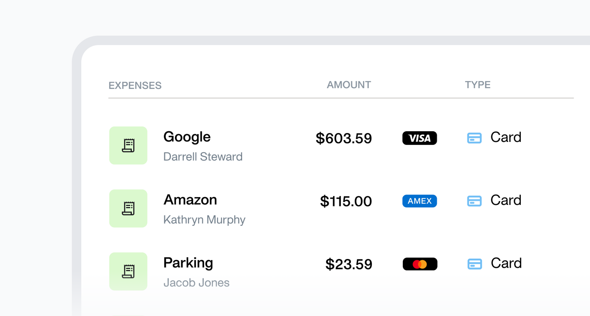 Image showing how to Track expenses in real time