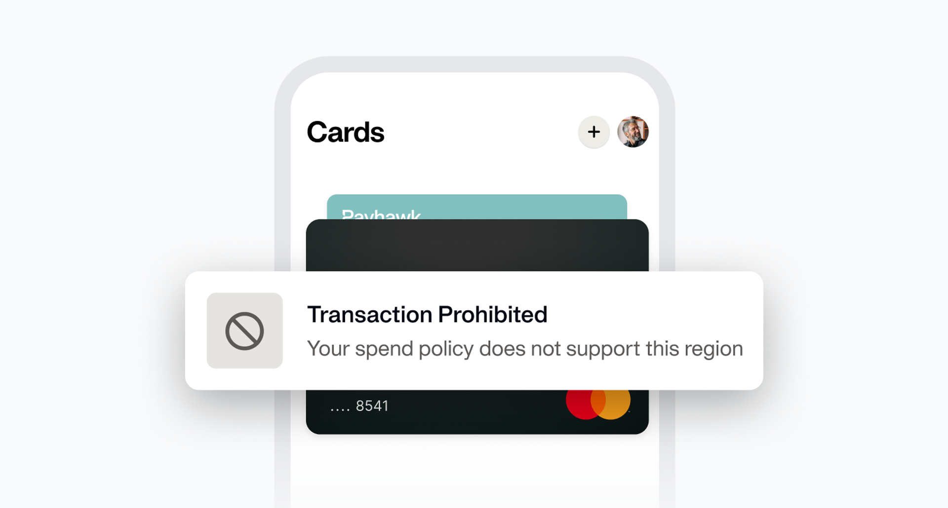 Image showing how to Block out-of-policy transactions