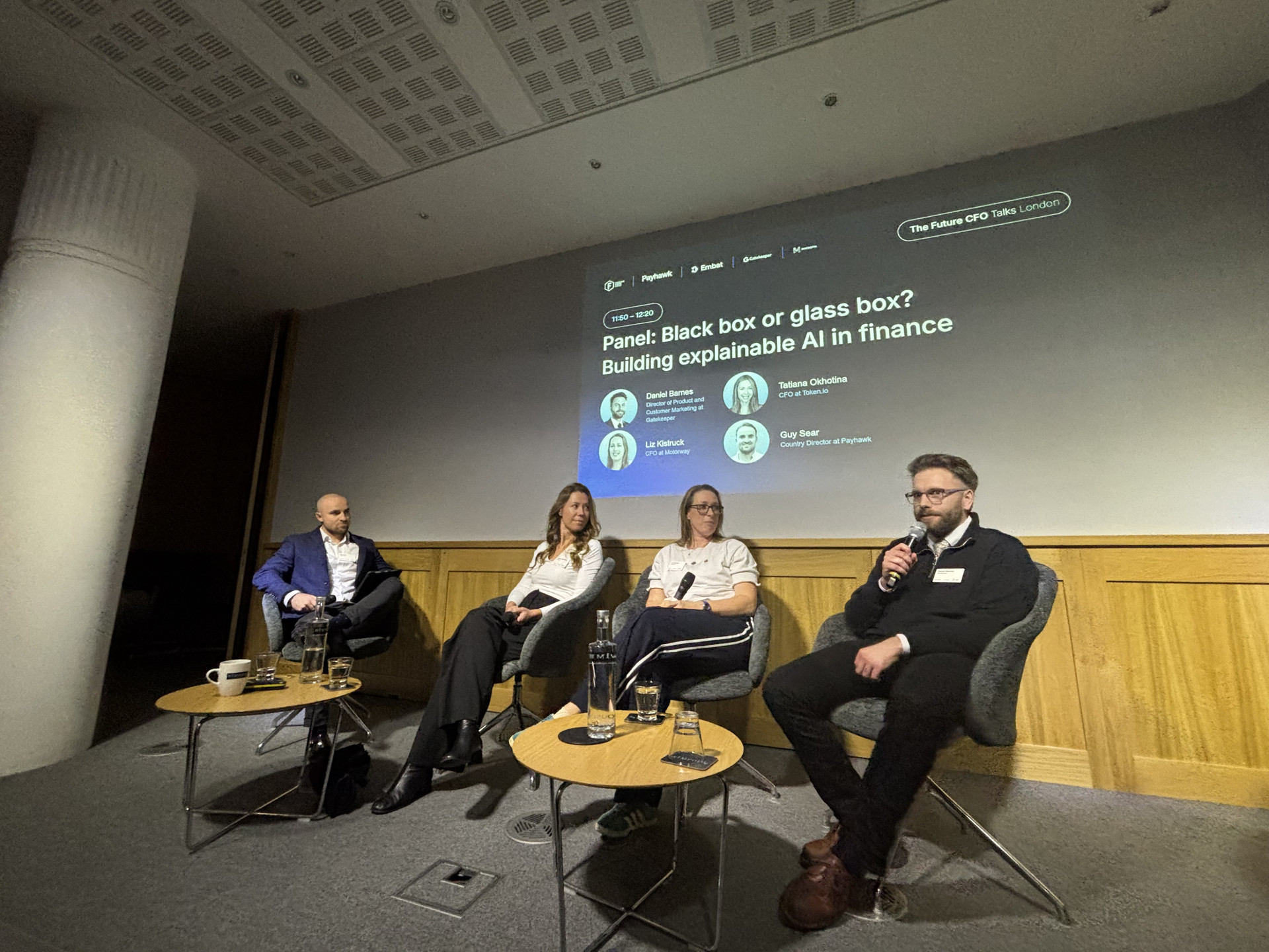 The Future CFO panel in action talking AI in finance for 2026