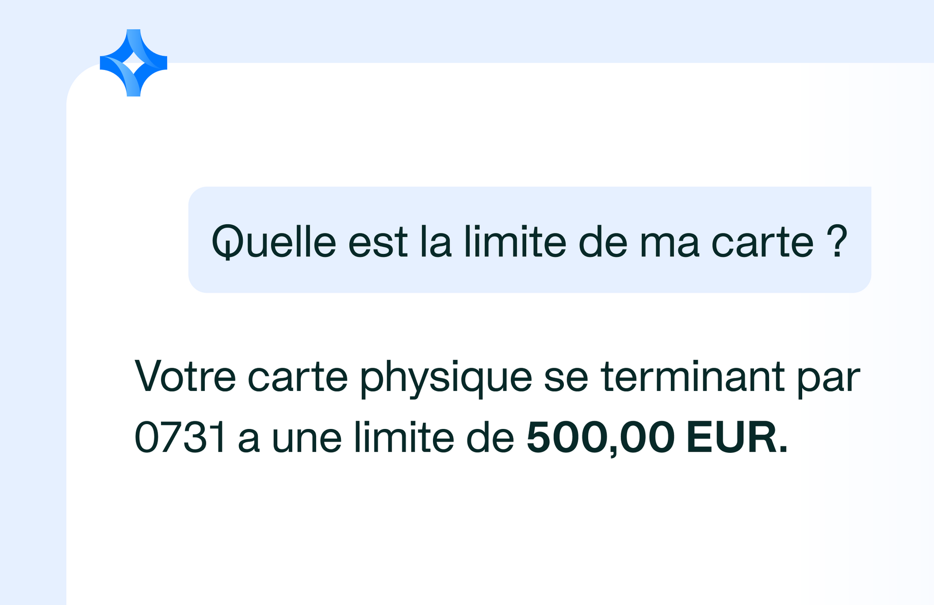 illustration d'une conversation avec le Payments Agent