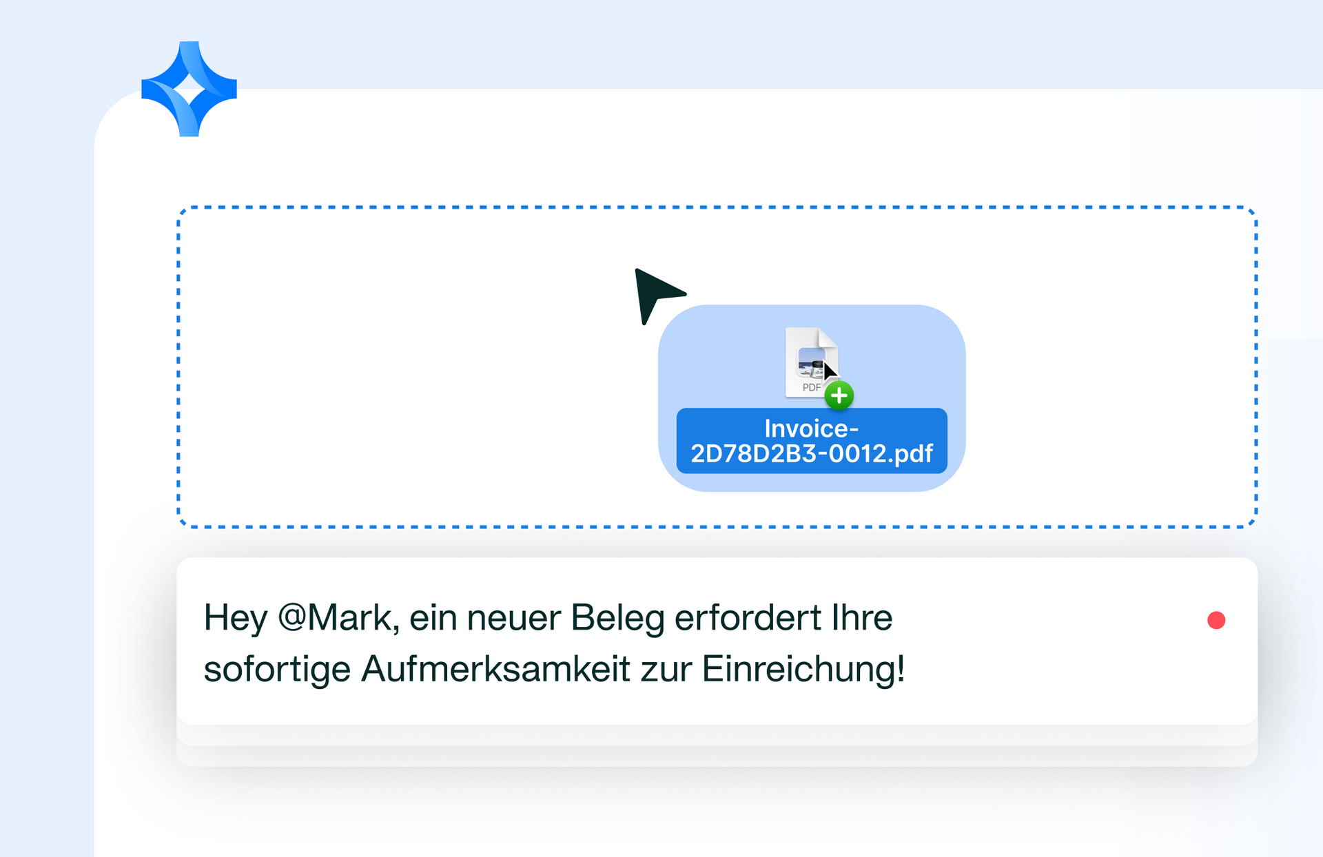Bild, das zeigt, dass Ausgaben Ihre Aufmerksamkeit erfordert