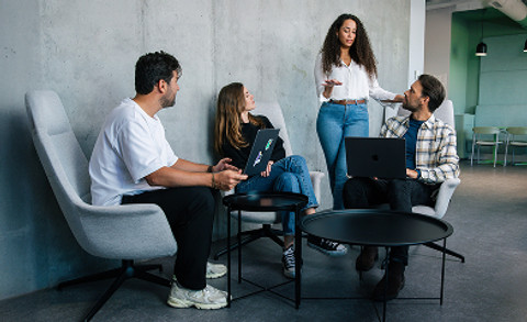 a photo from the Payhawk offices