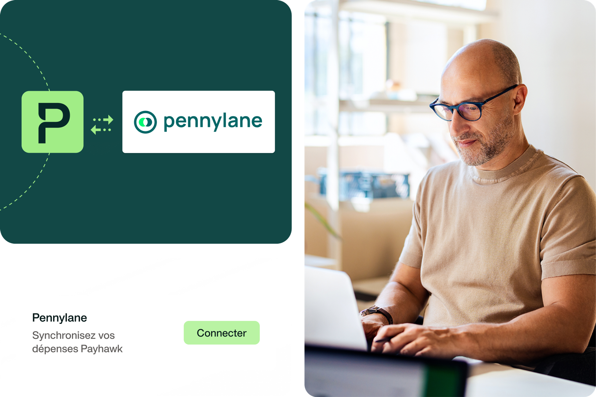 photo d'une équipe finance qui active l'intégration entre Pennylane et Payhawk