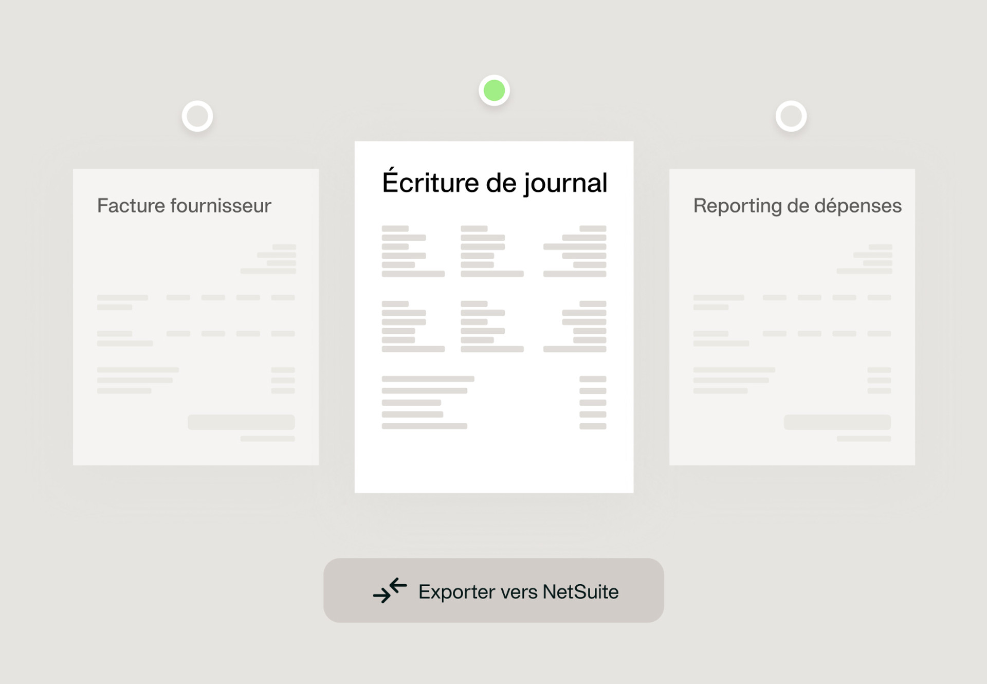 illustration d'un export vers NetSuite