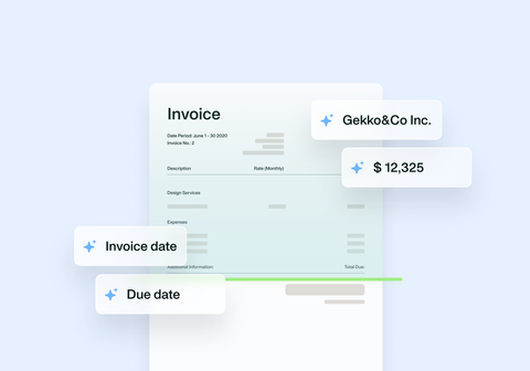 An image showing zero touch invoice capture functionality within Payhawk