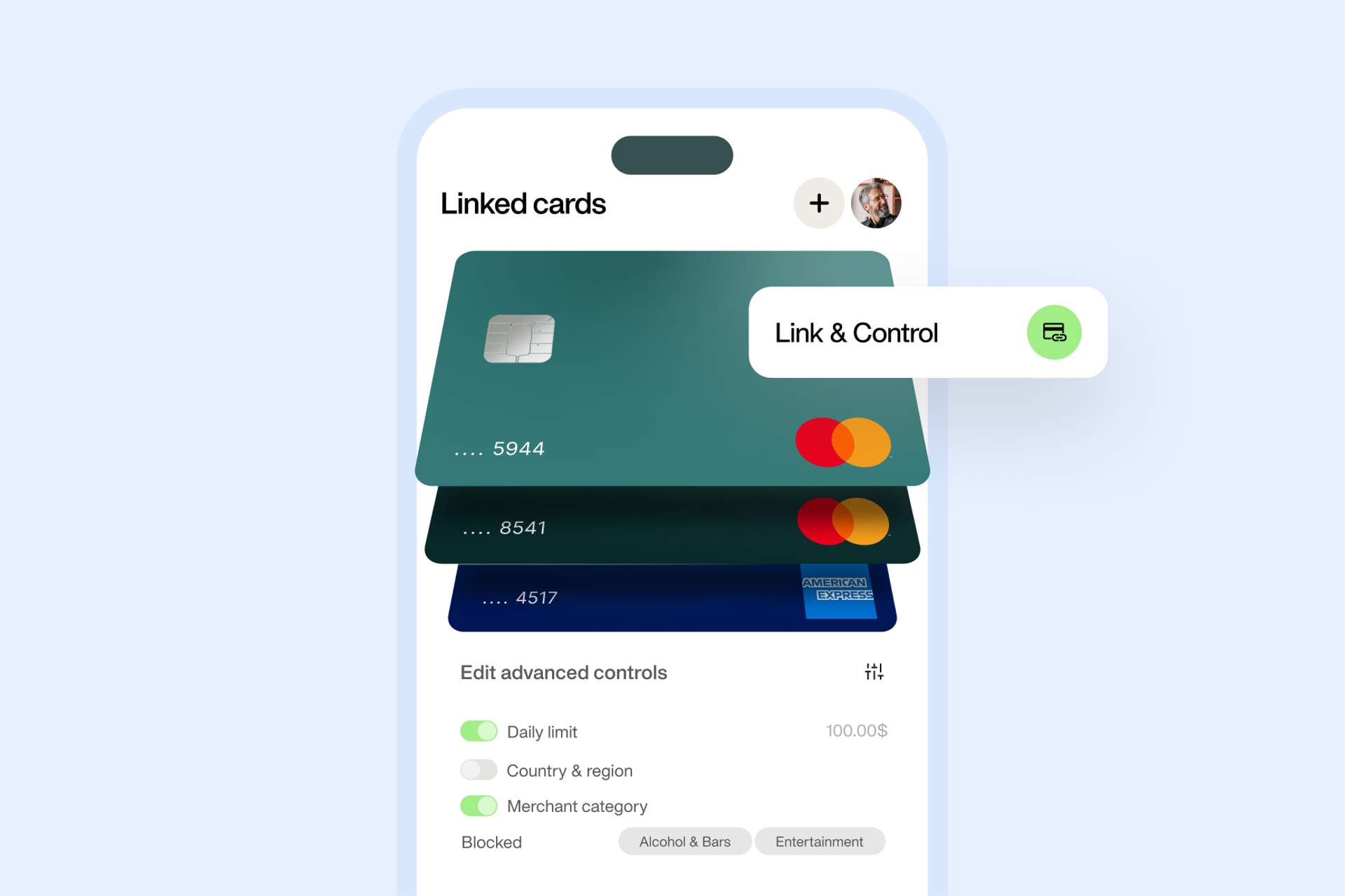 Illustration of how you can approve employee expenses directly from Payhawk's expense management software