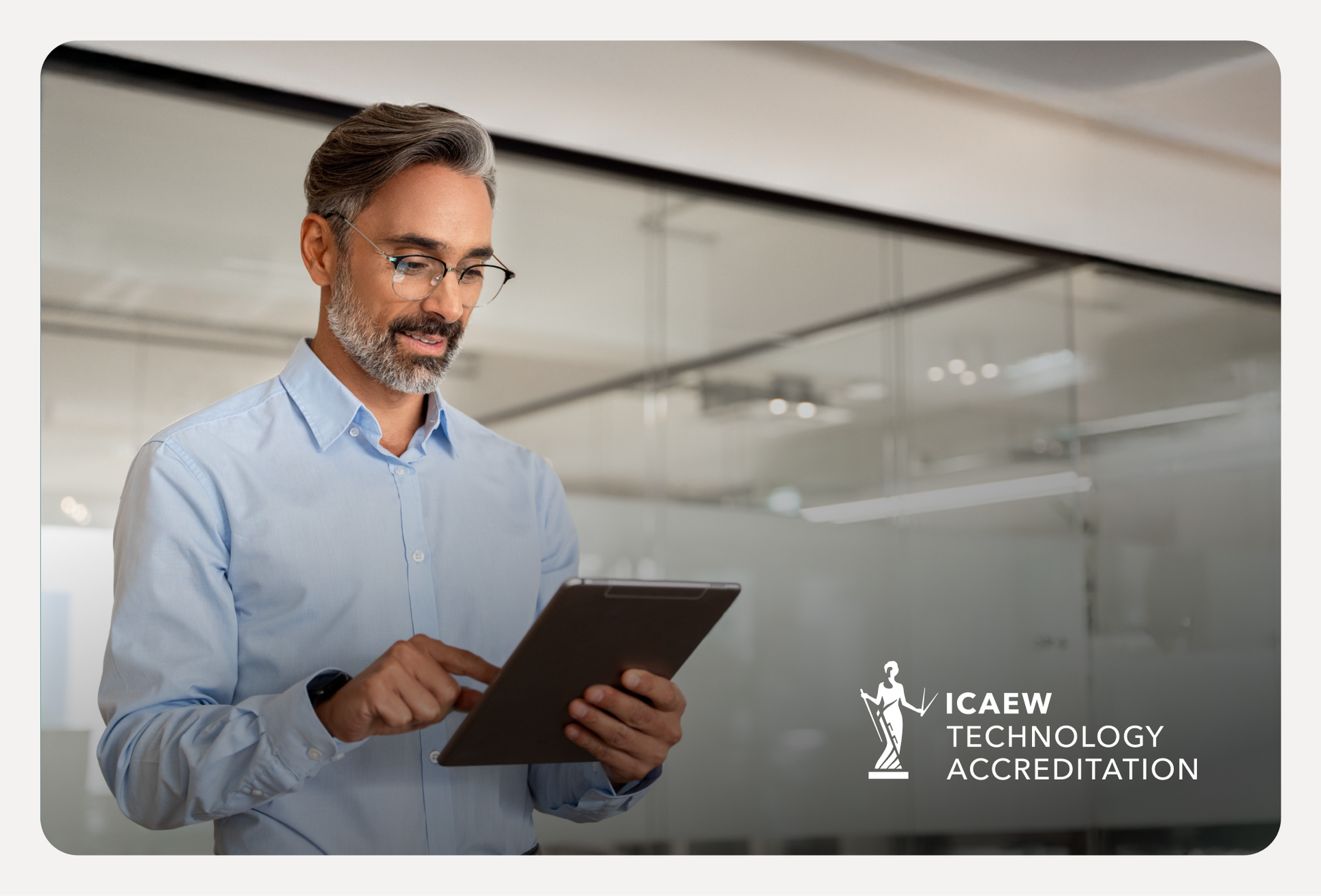 A finance professional using Payhawk — an ICAEW-accredited technology solution