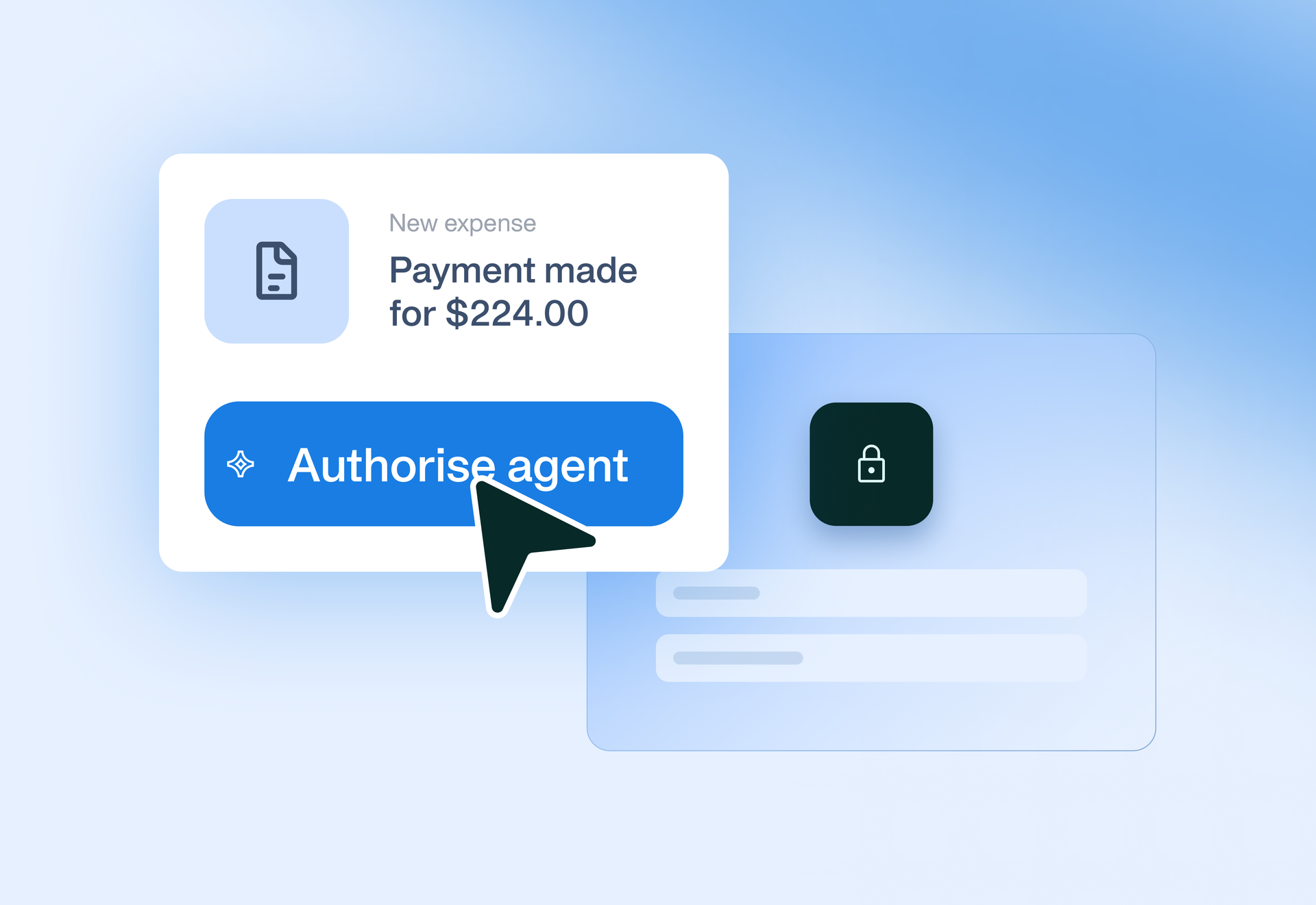 Payhawk Authorize agent button for connecting Agent Fetch to a vendor portal hero image