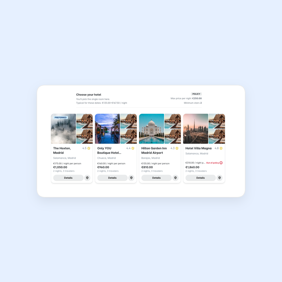 group-trip-payhawk-ux