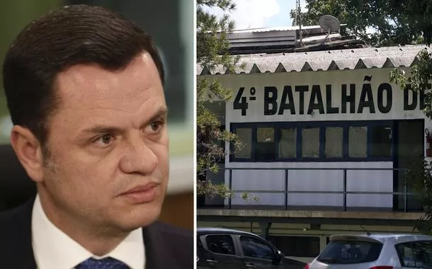 Anderson Torres e 4º Batalhão de Polícia Militar, no Guará