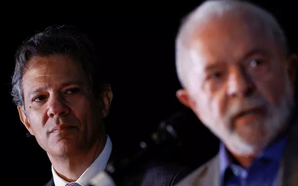 Fernando Haddad e Luiz Inácio Lula da Silva em Brasília 9/12/2022