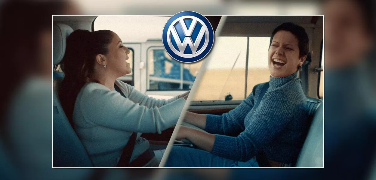 Maria Rita (à esq.), Elis Regina e a marca da Volkswagen