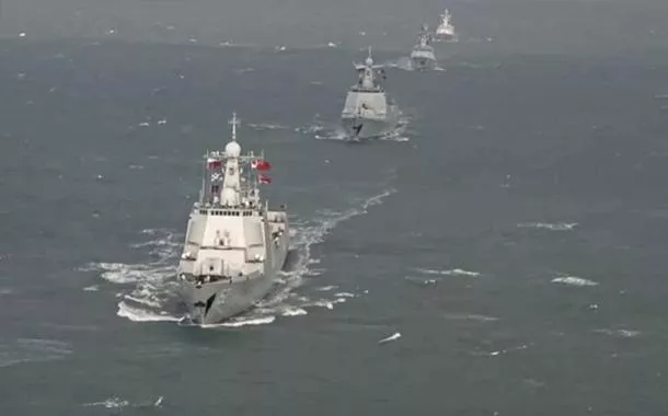 Exercícios conjuntos realizados em dezembro de 2022 entre a Rússia e a China
