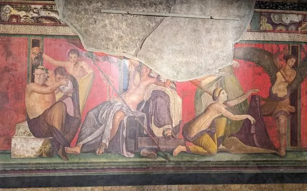 Pompeii fresco