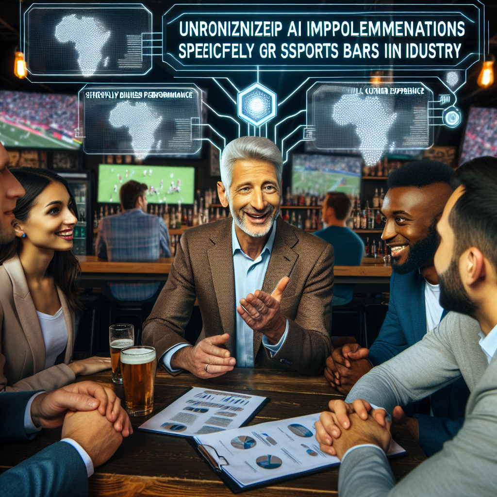 Revolutionizing Sports Bars with AI: The Definitive Implementation Roadmap