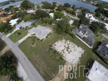 CLEARED LOT ON ISLAND OF
