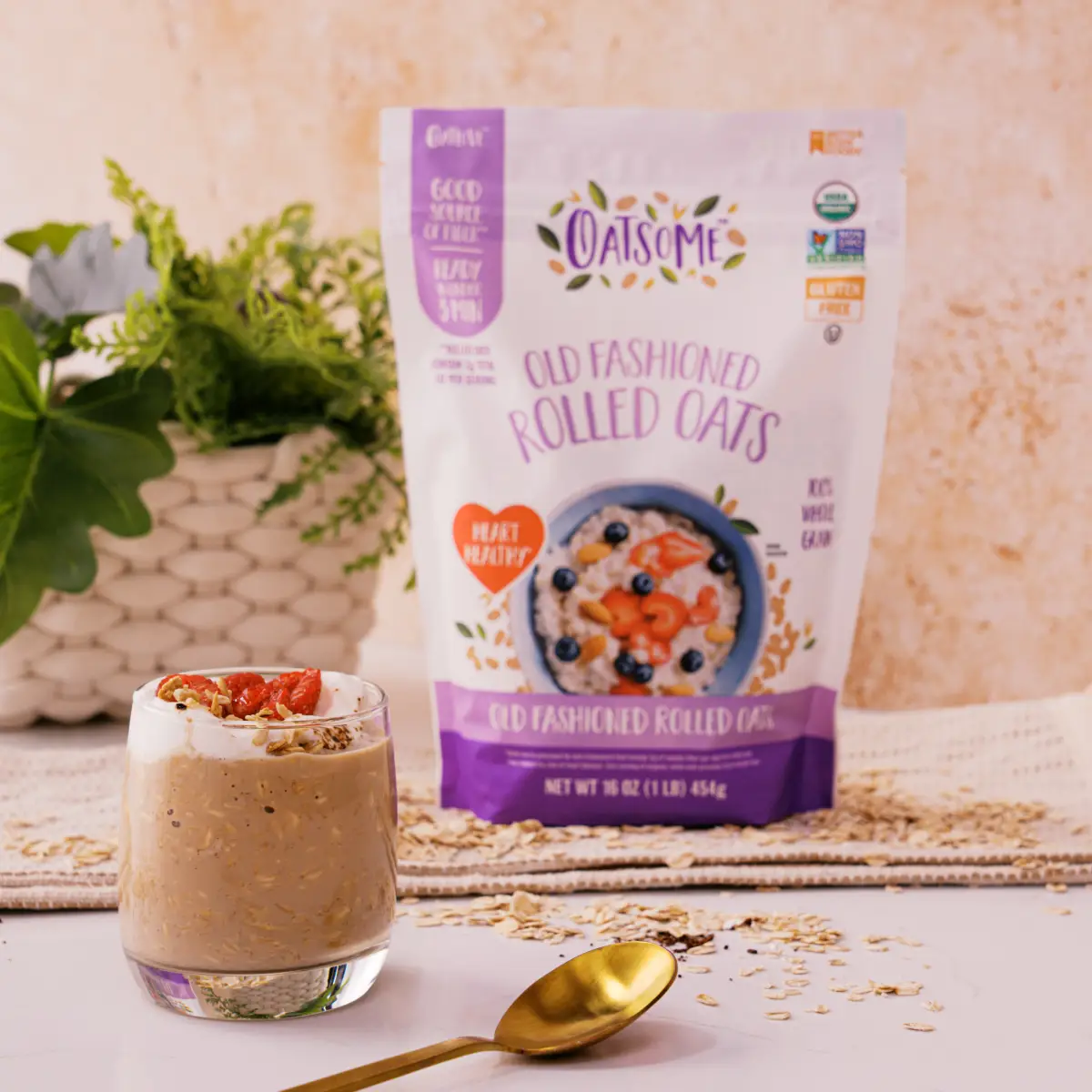 Salted Maple Espresso Overnight Oats