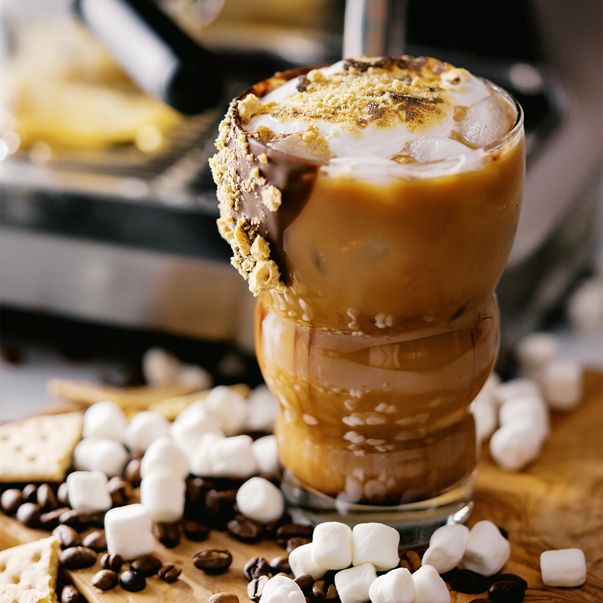 S'mores Iced Latte