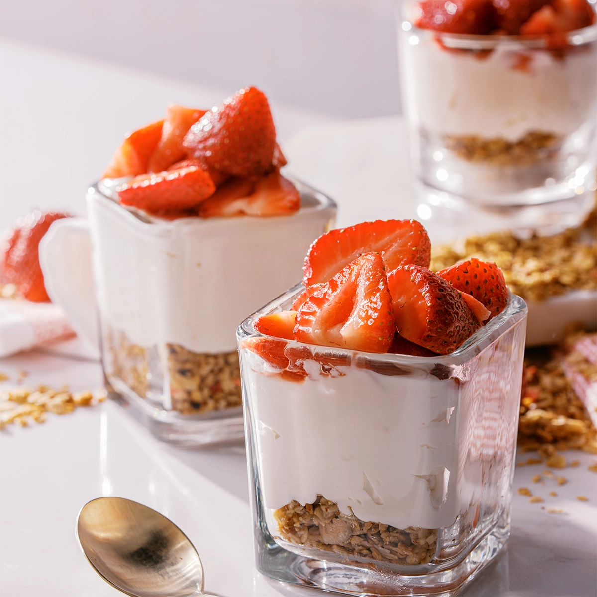 Strawberry Cheesecake Jars
