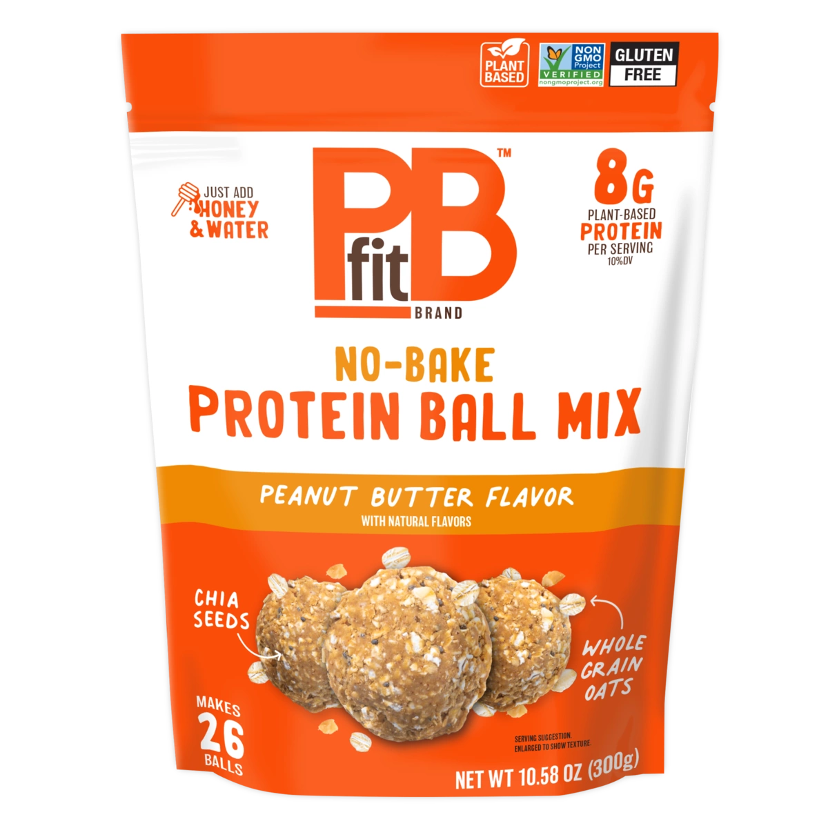Pbfit PBfit™ No Bake Peanut Butter Protein Ball Mix, 10.58 oz (300g) — product image