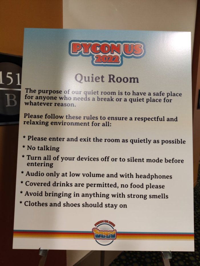 Quiet Room Rules