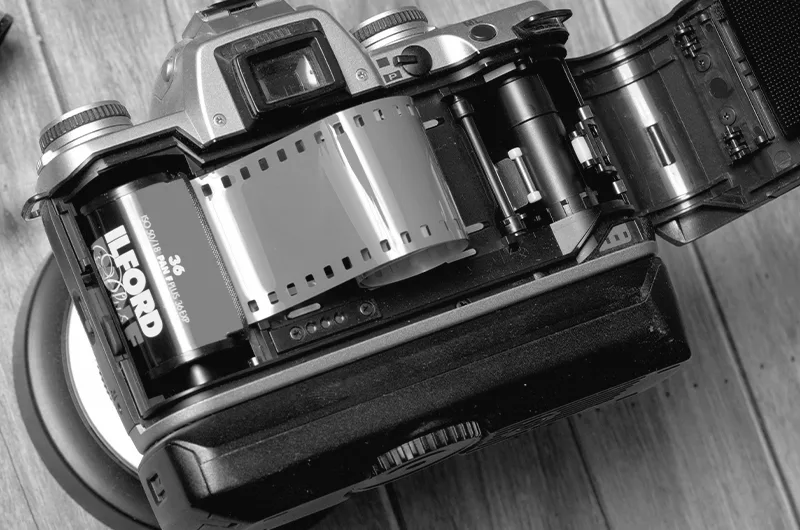 35mm black and white film processing