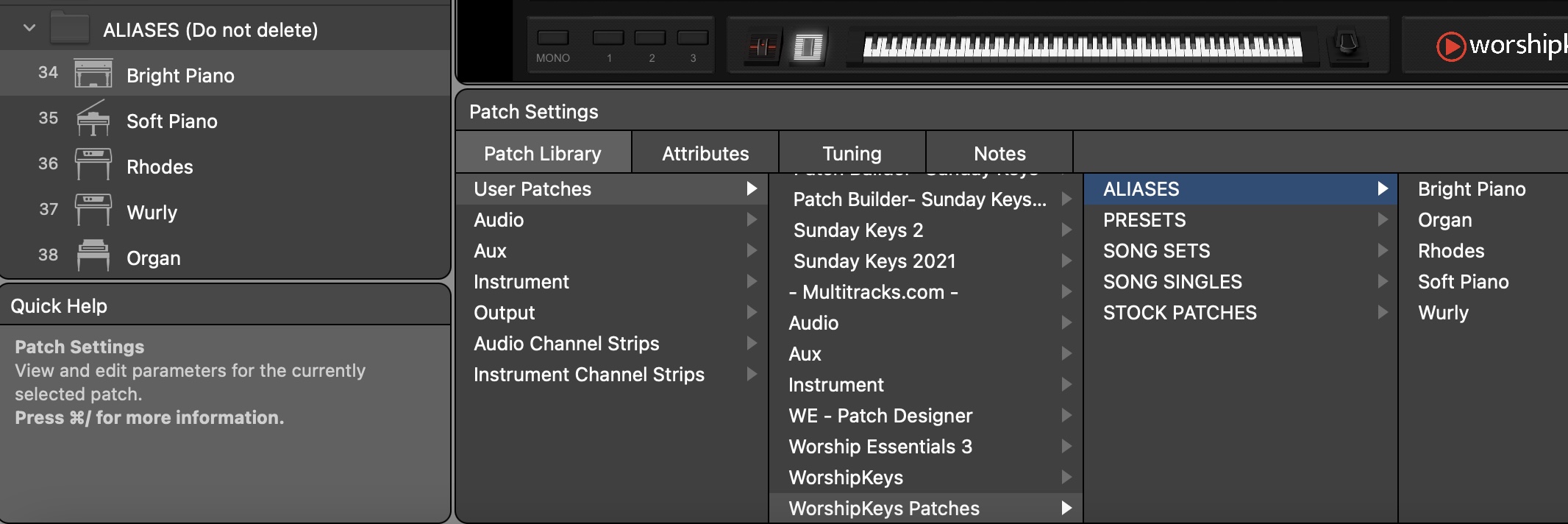 Making a good piano sound with stock plugins