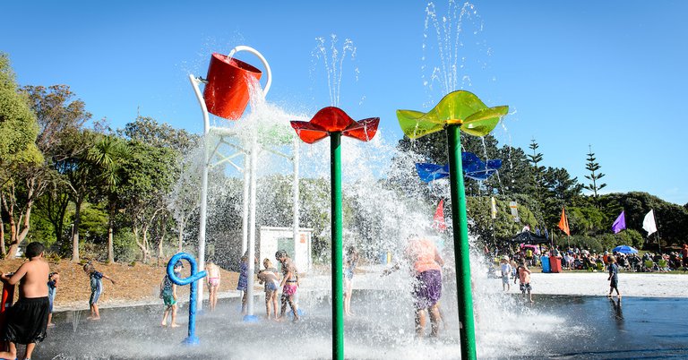 Splash Pad - Aotea Lagoon - Porirua City