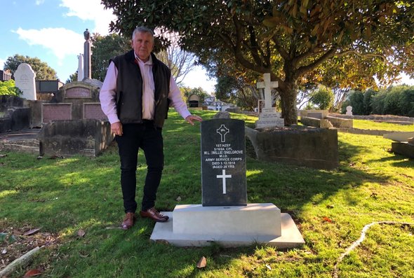 Allan Dodson at Porirua Cemetery