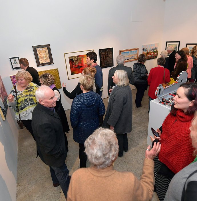 Everyone is excited to see the new works at Friends Art Awards show