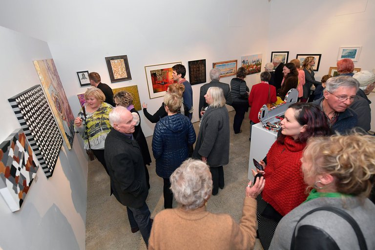 Everyone is excited to see the new works at Friends Art Awards show