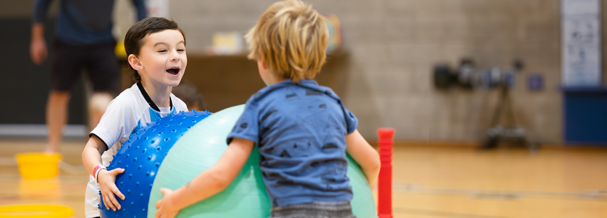 Kindy gym banner