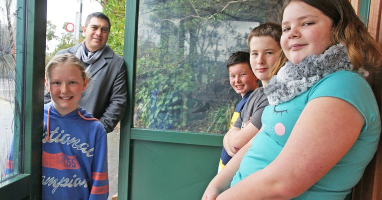 News - Pauatahanui School bus shelter